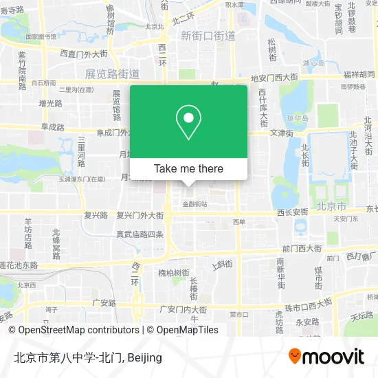 北京市第八中学-北门 map