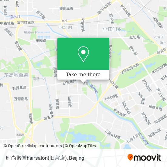 时尚殿堂hairsalon(旧宫店) map