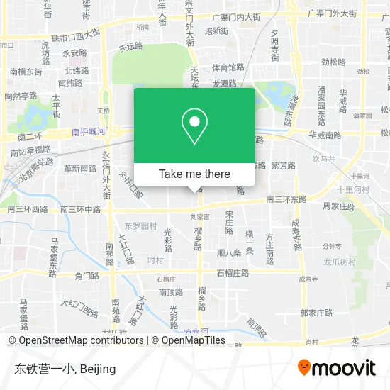东铁营一小 map