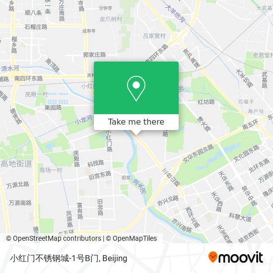 小红门不锈钢城-1号B门 map