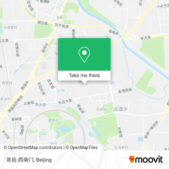 茶苑-西南门 map