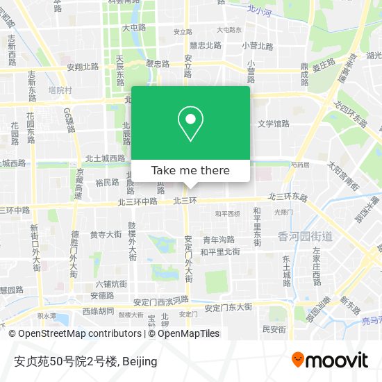 安贞苑50号院2号楼 map