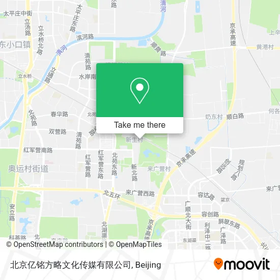 北京亿铭方略文化传媒有限公司 map