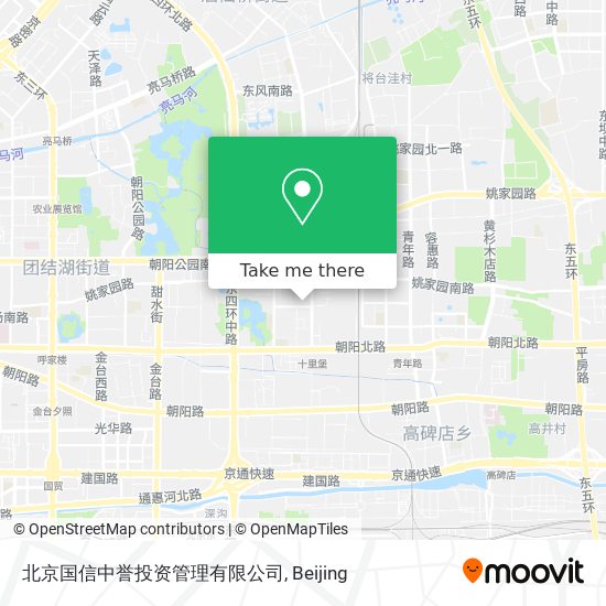 北京国信中誉投资管理有限公司 map