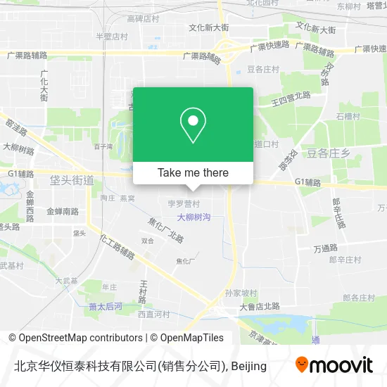北京华仪恒泰科技有限公司(销售分公司) map