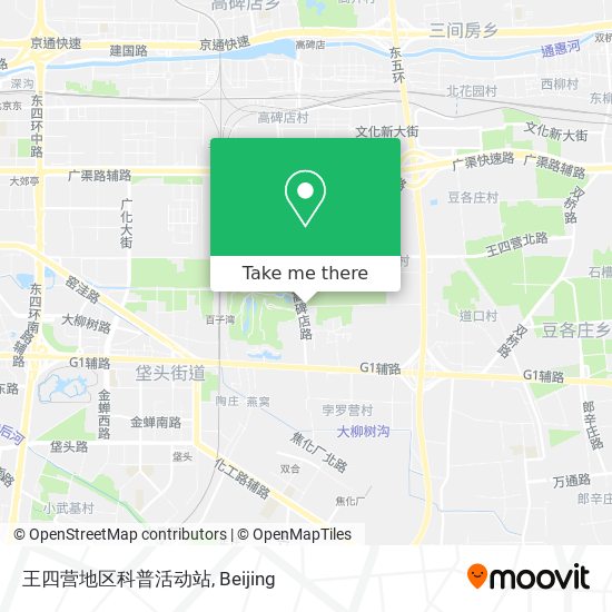 王四营地区科普活动站 map