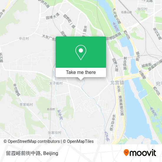 留霞峪前街中路 map