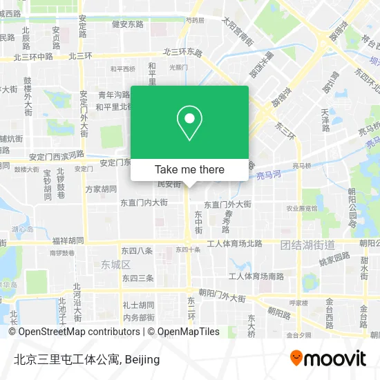 北京三里屯工体公寓 map