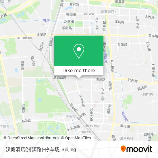 汉庭酒店(清源路)-停车场 map