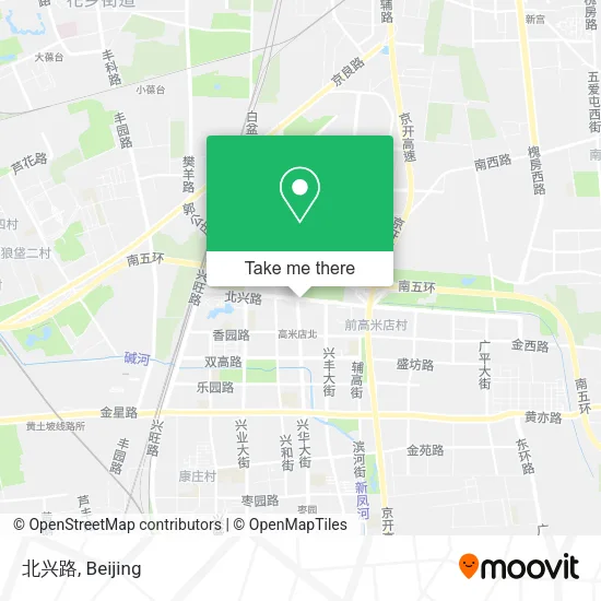 北兴路 map