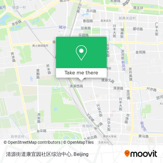 清源街道康宜园社区综治中心 map
