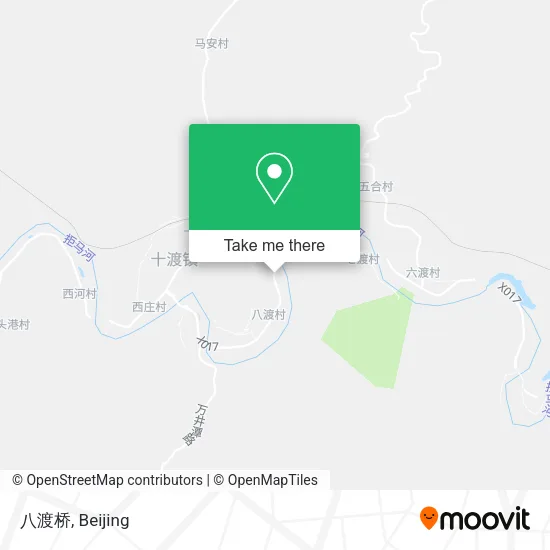 八渡桥 map