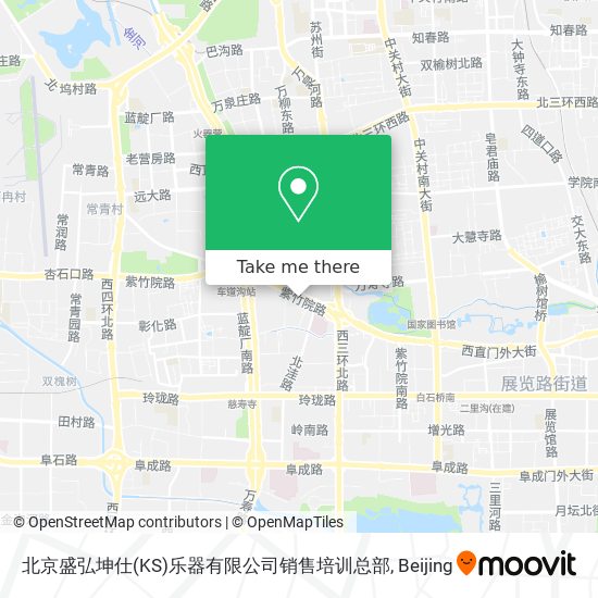 北京盛弘坤仕(KS)乐器有限公司销售培训总部 map