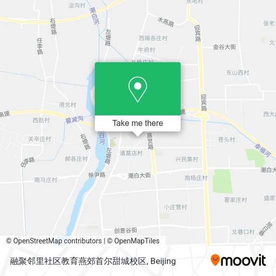 融聚邻里社区教育燕郊首尔甜城校区 map