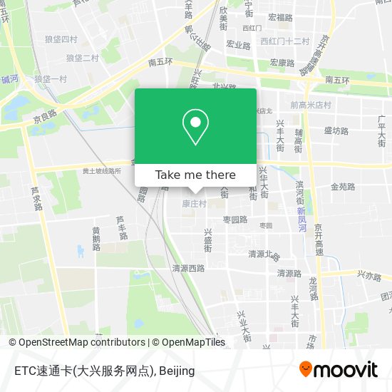 ETC速通卡(大兴服务网点) map