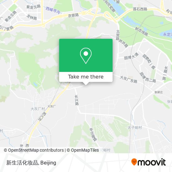 新生活化妆品 map