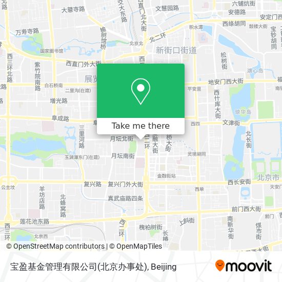 宝盈基金管理有限公司(北京办事处) map