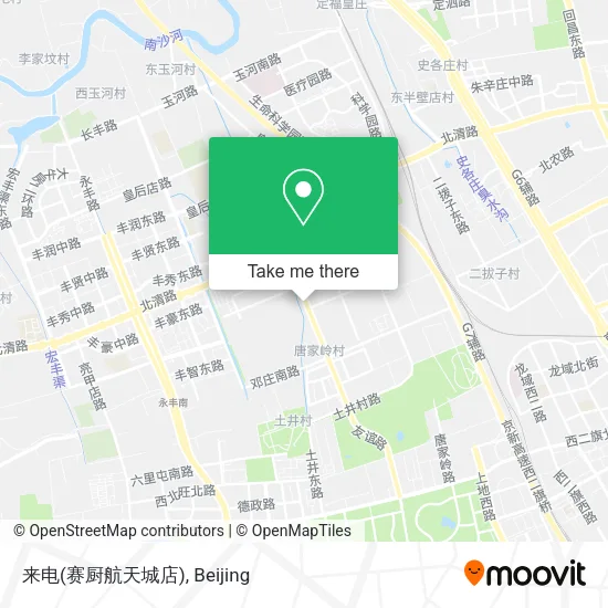 来电(赛厨航天城店) map