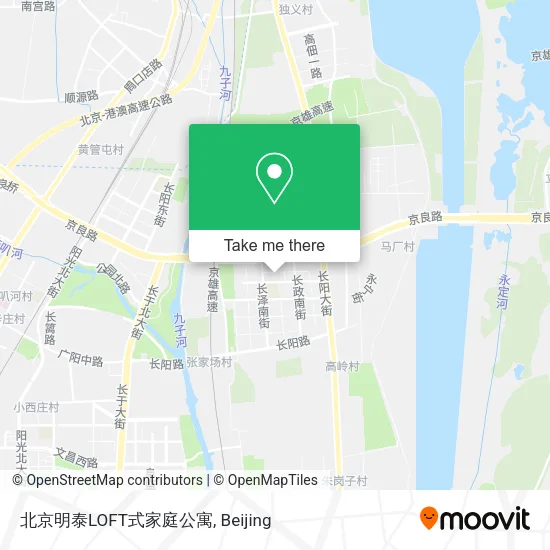 北京明泰LOFT式家庭公寓 map