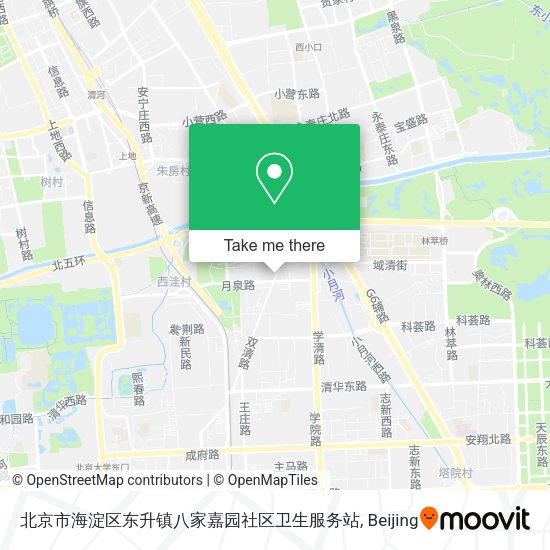 北京市海淀区东升镇八家嘉园社区卫生服务站 map