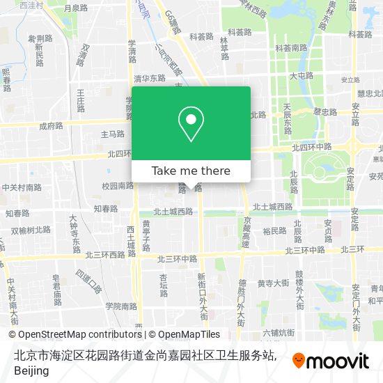 北京市海淀区花园路街道金尚嘉园社区卫生服务站 map