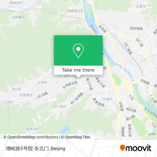 增峪路5号院-东北门 map