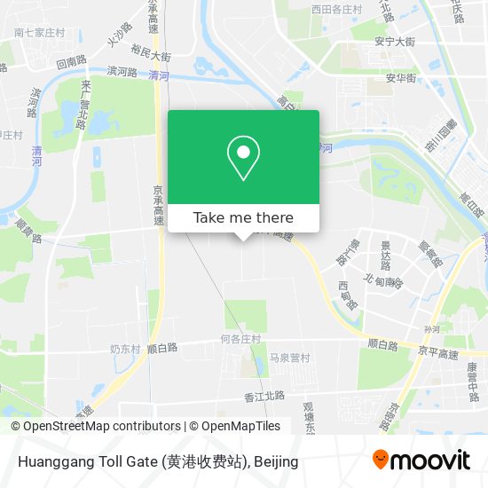 Huanggang Toll Gate (黄港收费站) map