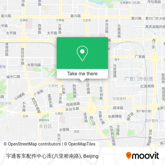 宇通客车配件中心库(六里桥南路) map