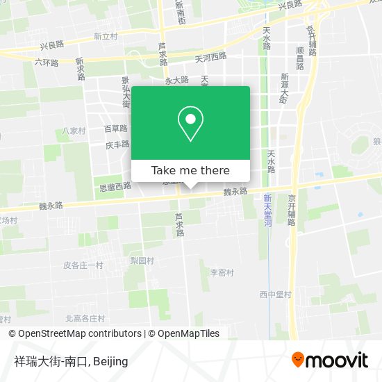 祥瑞大街-南口 map