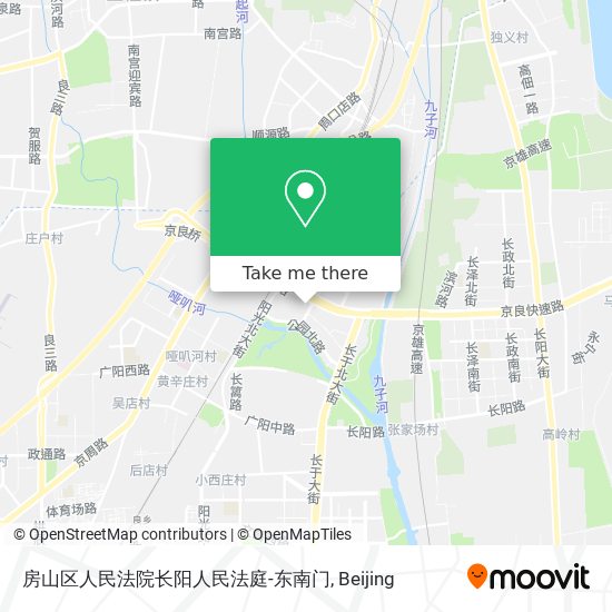 房山区人民法院长阳人民法庭-东南门 map