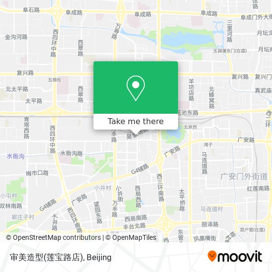 审美造型(莲宝路店) map