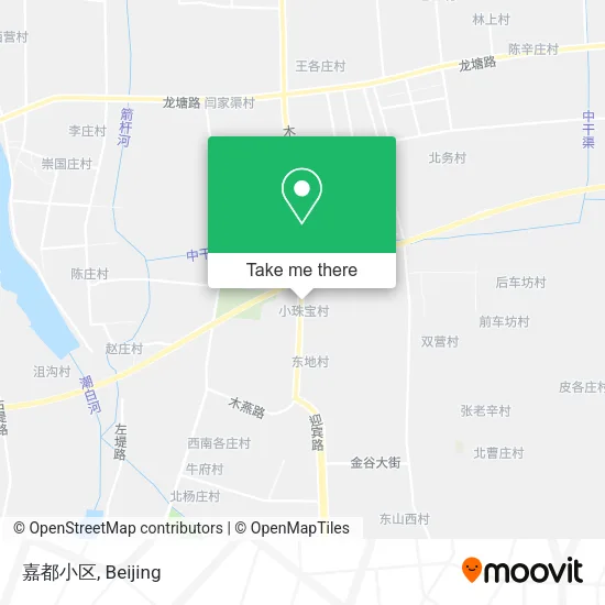 嘉都小区 map