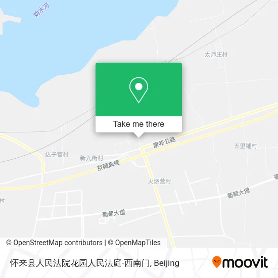 怀来县人民法院花园人民法庭-西南门 map