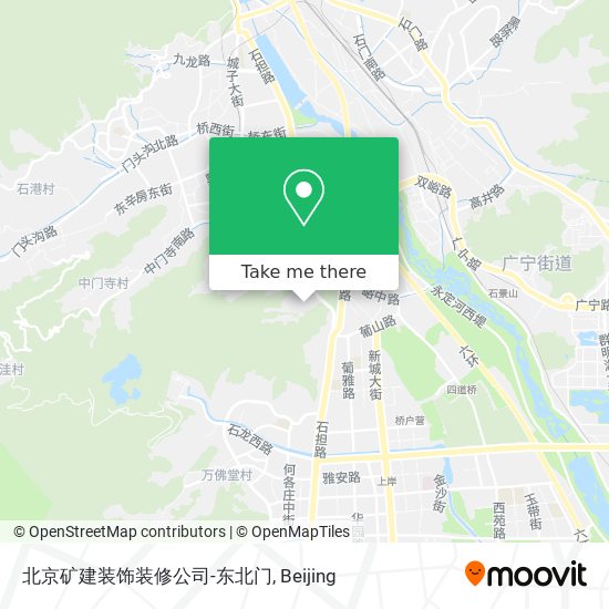 北京矿建装饰装修公司-东北门 map