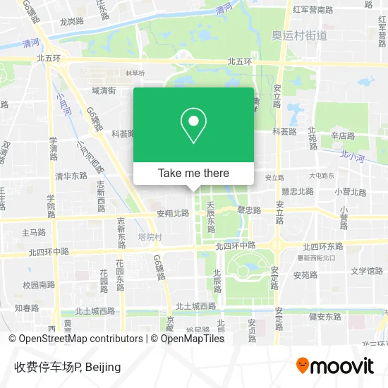 收费停车场P map