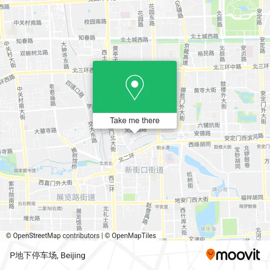 P地下停车场 map