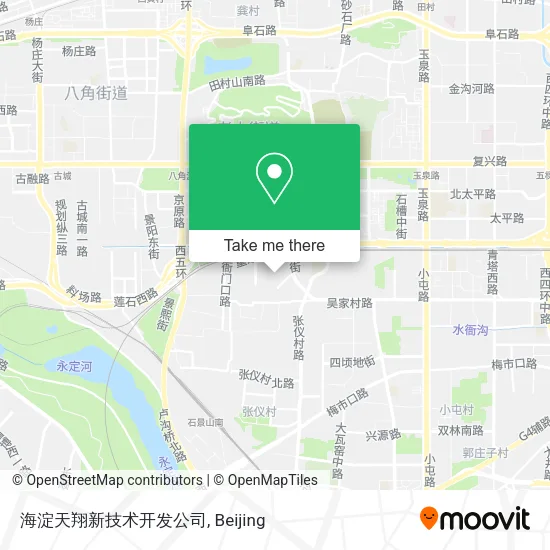 海淀天翔新技术开发公司 map