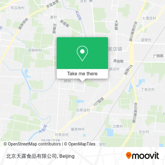 北京天露食品有限公司 map