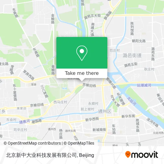 北京新中大业科技发展有限公司 map