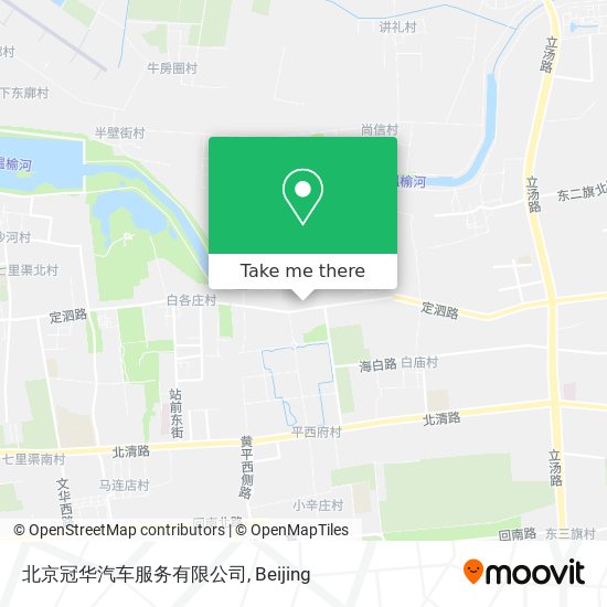北京冠华汽车服务有限公司 map