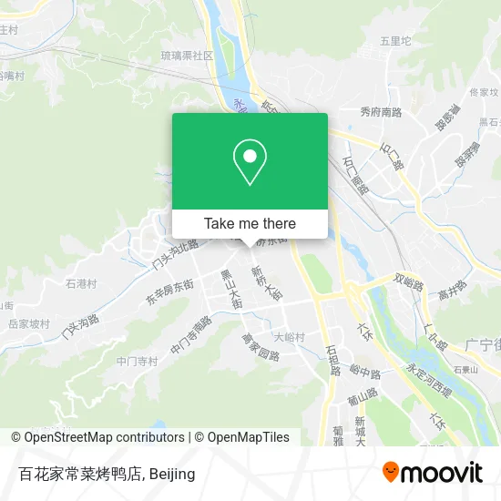 百花家常菜烤鸭店 map