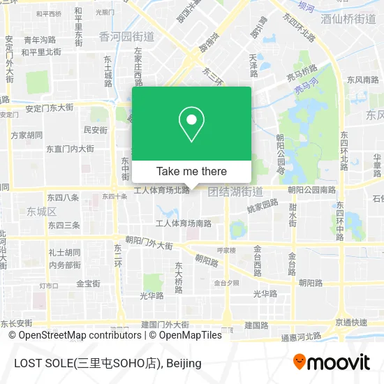 LOST SOLE(三里屯SOHO店) map