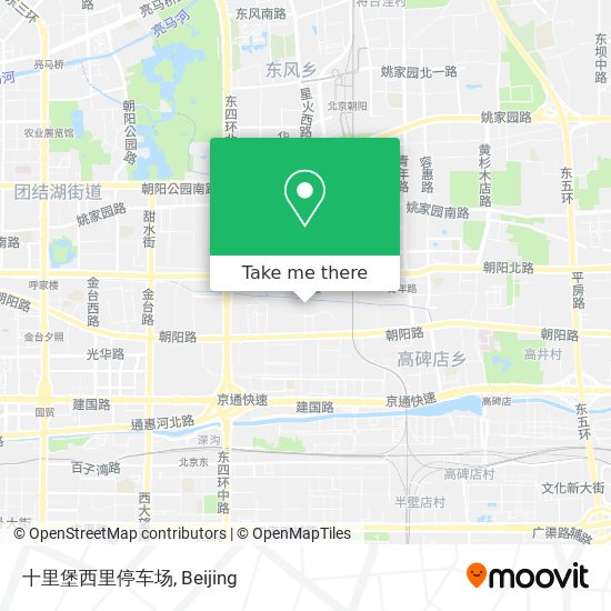 十里堡西里停车场 map