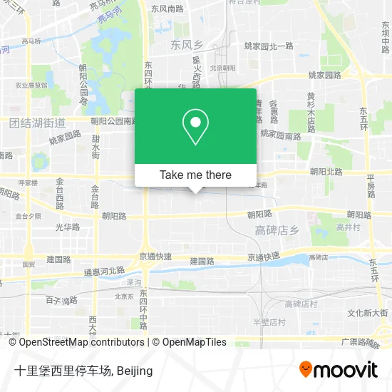 十里堡西里停车场 map