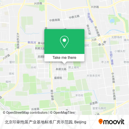 北京印刷包装产业基地标准厂房示范园 map