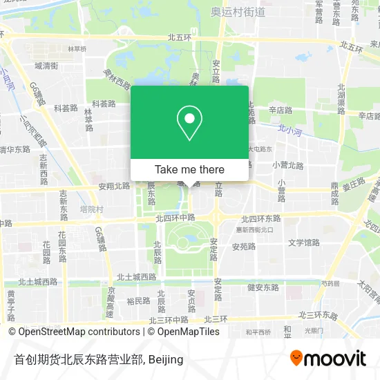 首创期货北辰东路营业部 map