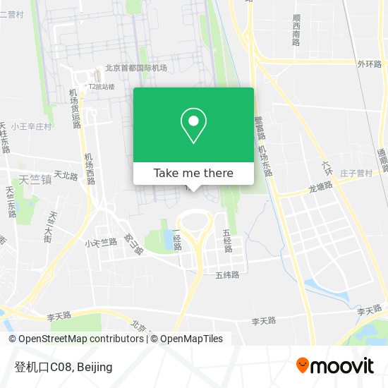 登机口C08 map