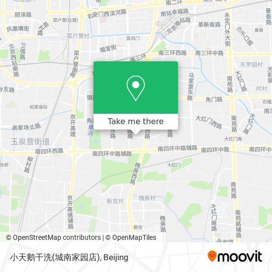 小天鹅干洗(城南家园店) map
