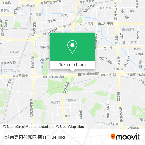 城南嘉园益嘉园-西1门 map