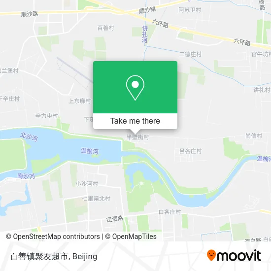 百善镇聚友超市 map